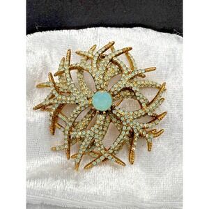 Vintage‎ Joan Rivers Brooch Enchanted Forest Opalescent Signed